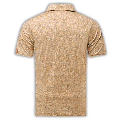 Tequila golf shirt. Back view of golf polo