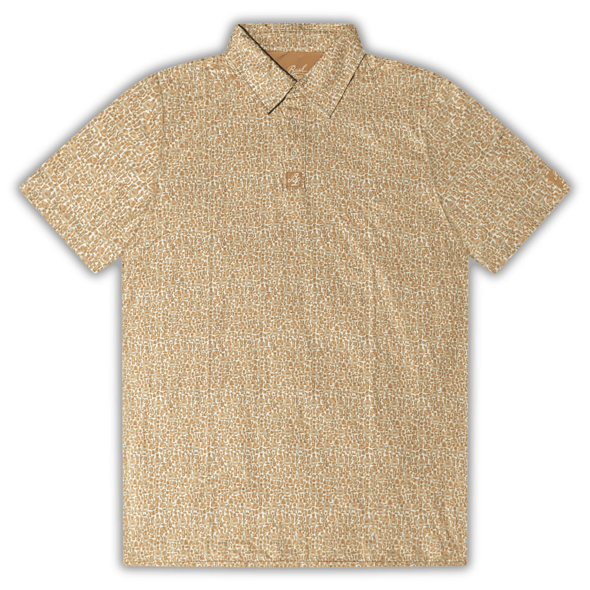 Men's Tequila Golf Shirt flat lay
