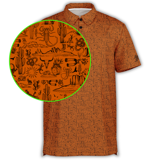 The Desert Polo - Burnt Orange