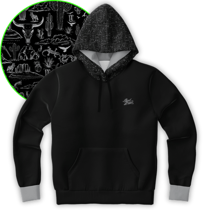 The Desert Hoodie - Black / Grey