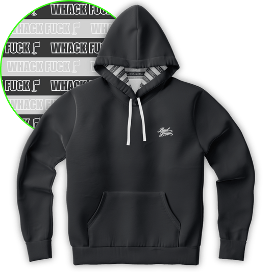 Whack Fuck Hoodie - Black / Grey