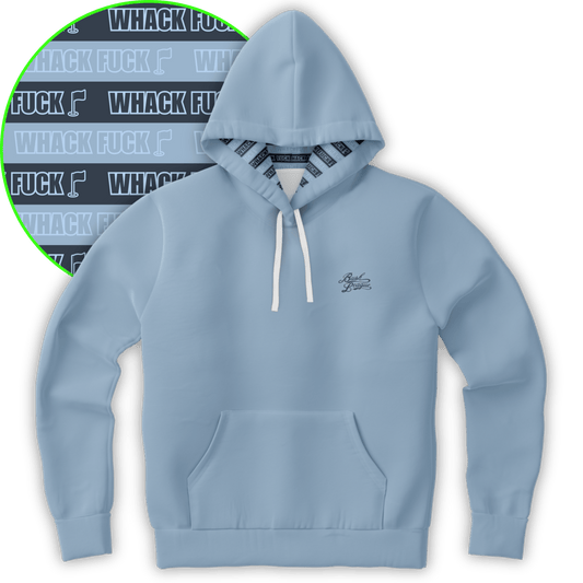 Whack Fuck Hoodie - Light Blue