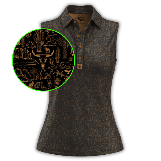 *NEW* The Desert Polo - Black / Copper