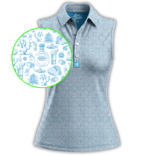 *NEW* Tequila Blanco Golf Polo