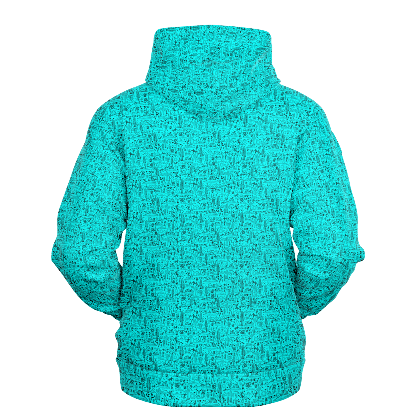 The Desert Athletic Hoodie - Teal / Black