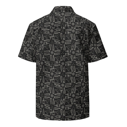 Birdie Bottle Button Up - Black