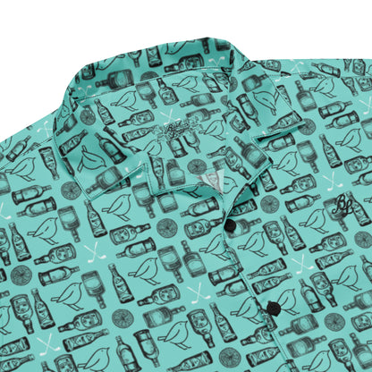 Birdie Bottle Button Up - Mint