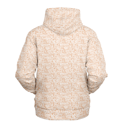 The Desert Athletic Hoodie - White Orange