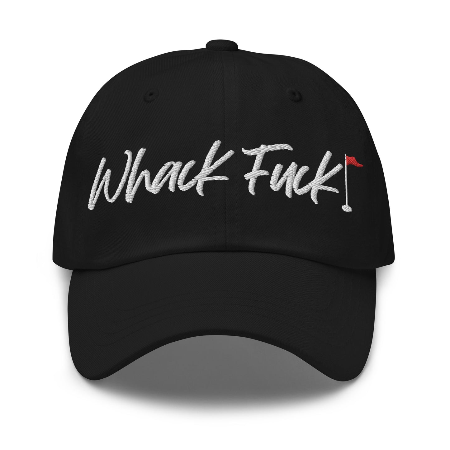 Whack Fuck Dad Hat White