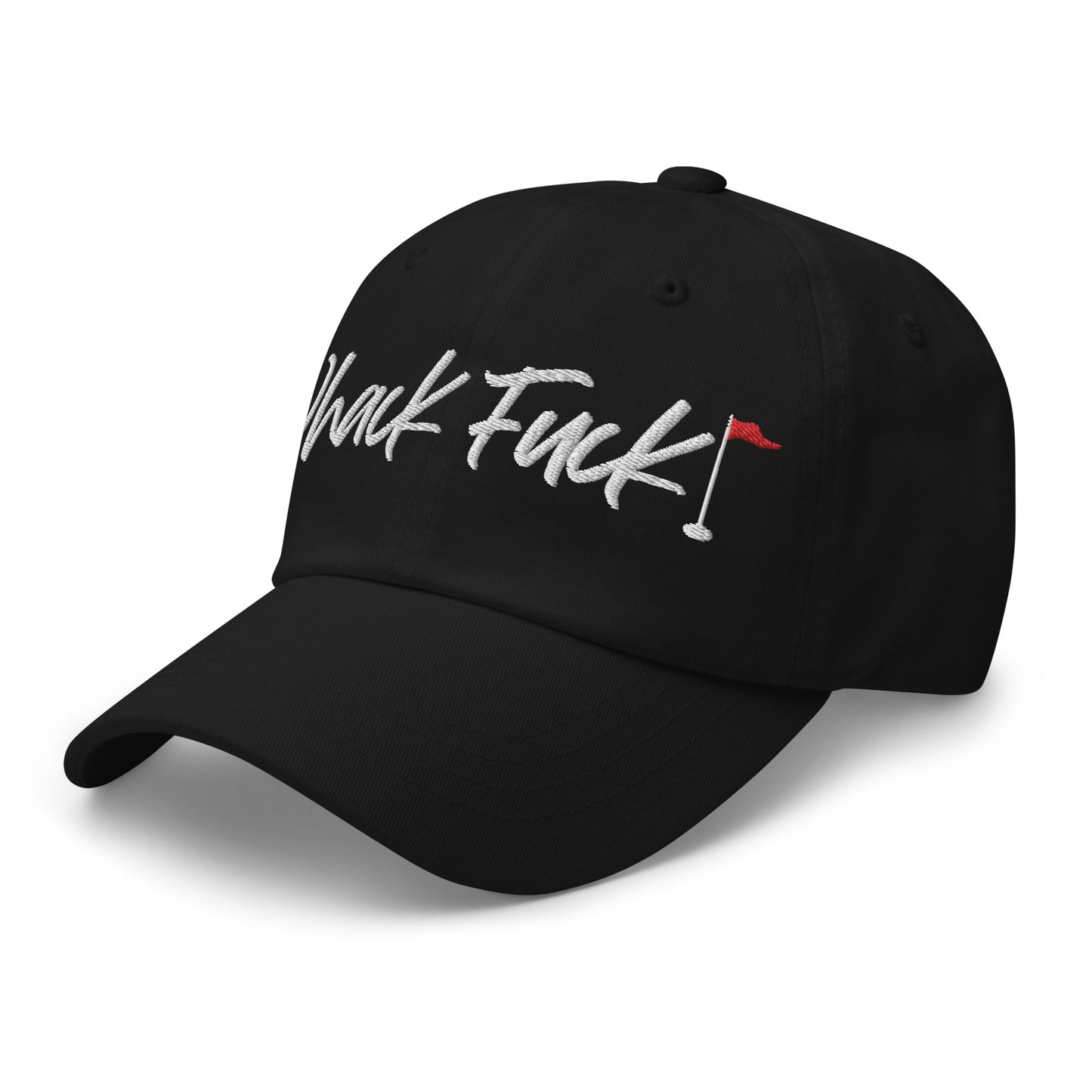 Whack Fuck Dad Hat White