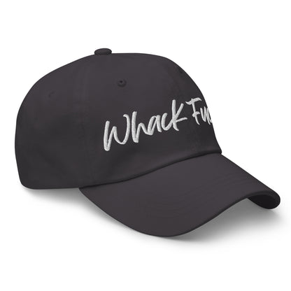 Whack Fuck Dad Hat White