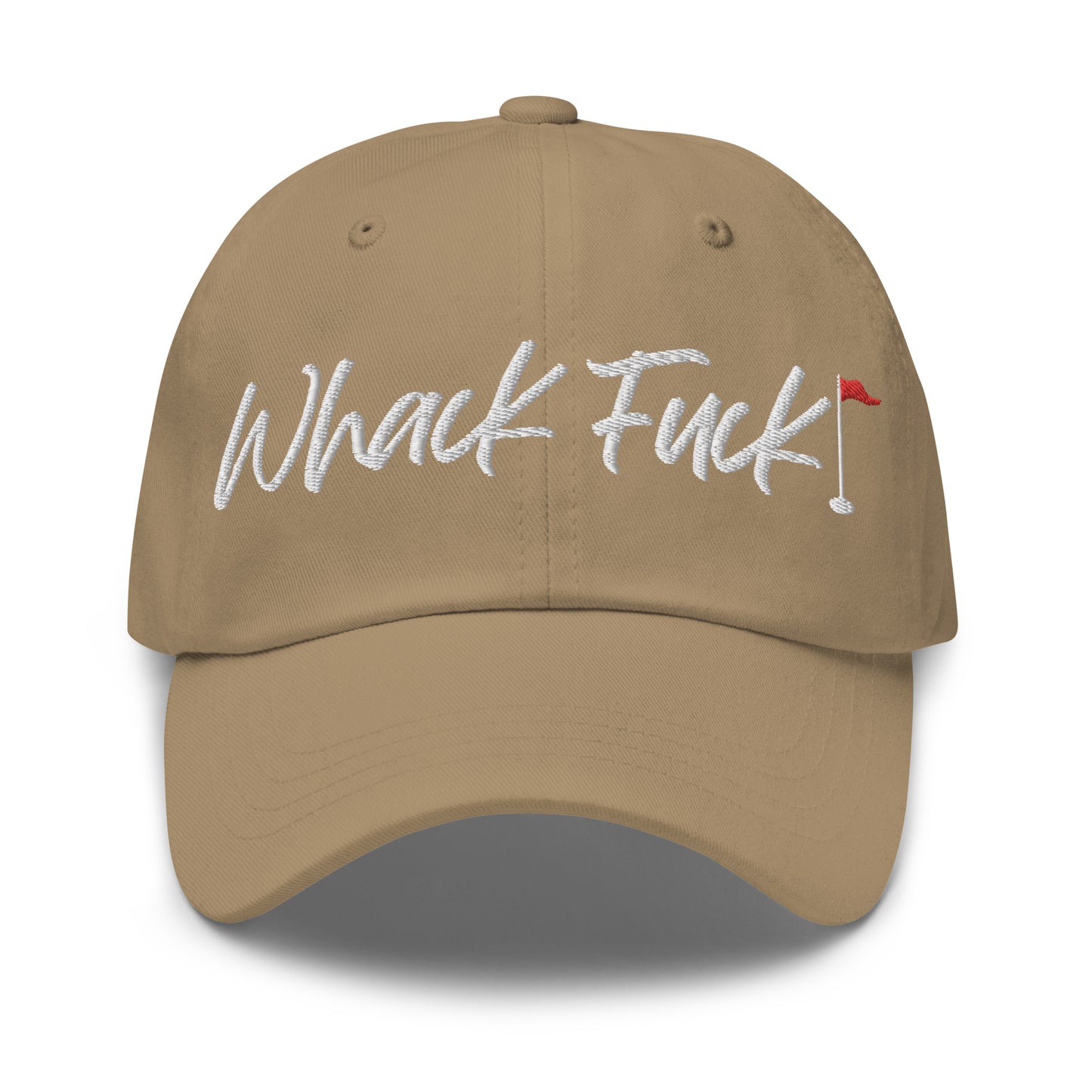 Whack Fuck Dad Hat White