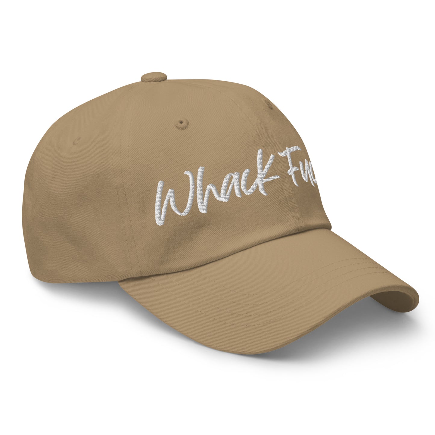 Whack Fuck Dad Hat White