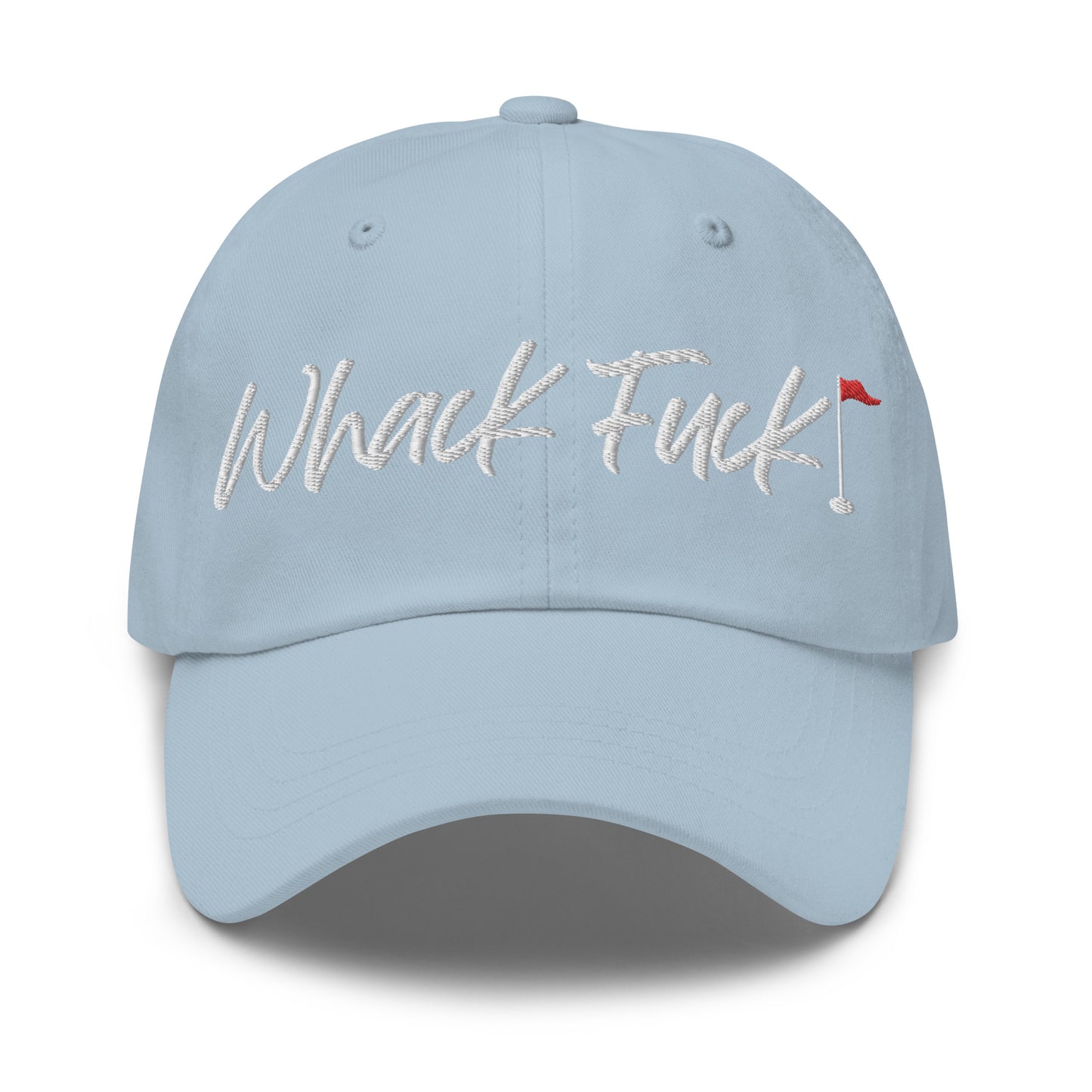 Whack Fuck Dad Hat White