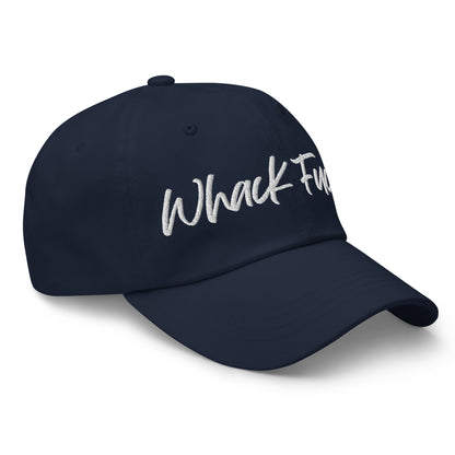 Whack Fuck Dad Hat White