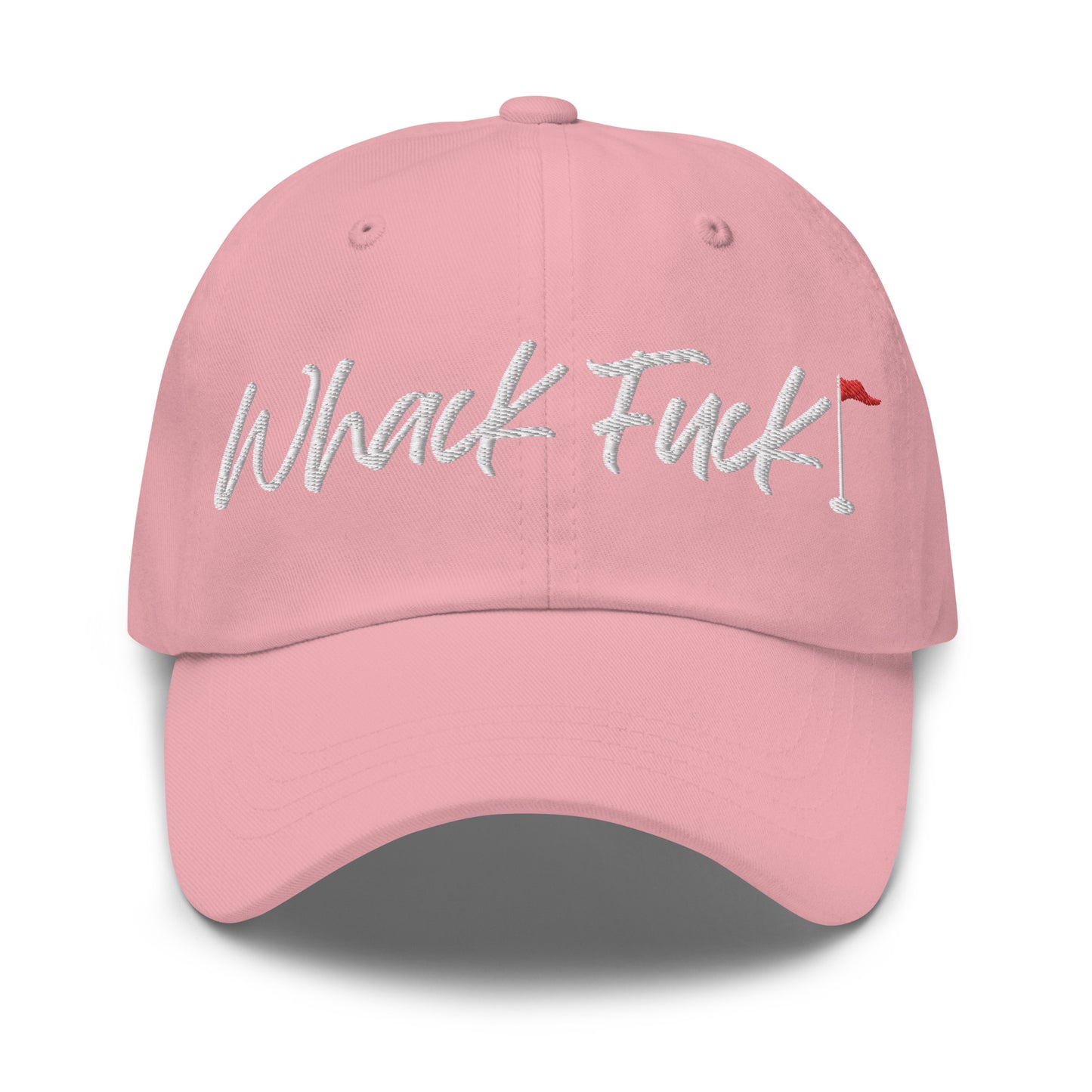 Whack Fuck Dad Hat White