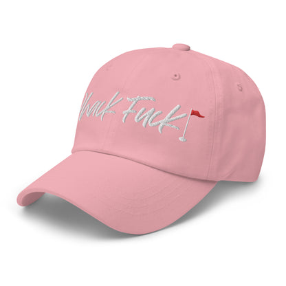 Whack Fuck Dad Hat White