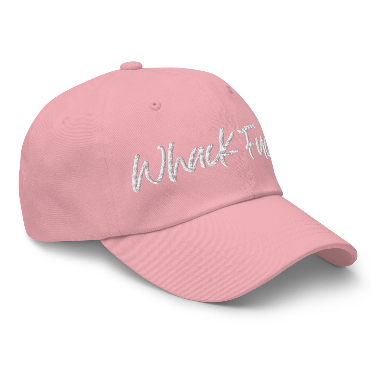 Whack Fuck Dad Hat White