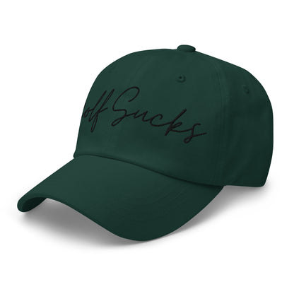 Golf Sucks Dad Hat