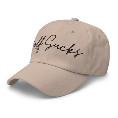 Golf Sucks Dad Hat