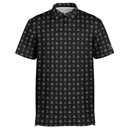 Tequila Golf Polo - Black / Grey