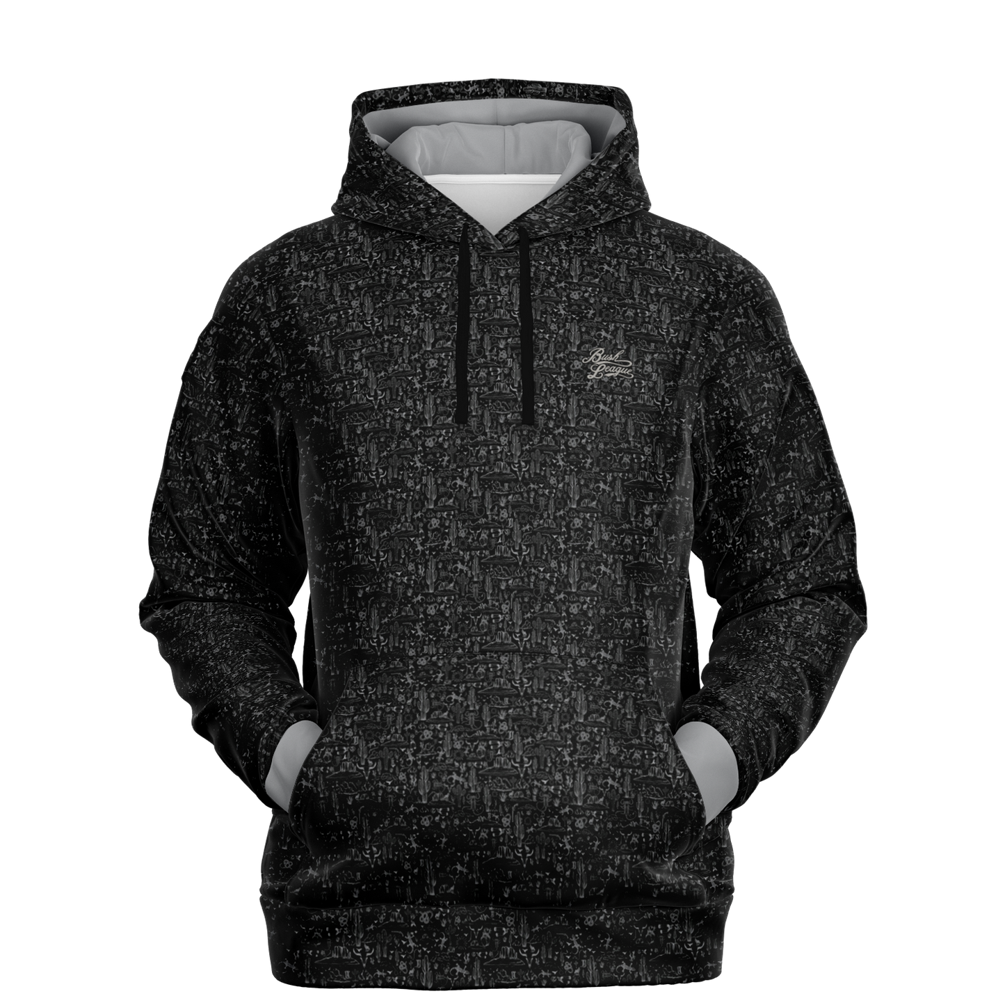 The Desert Athletic Hoodie - Black / Grey