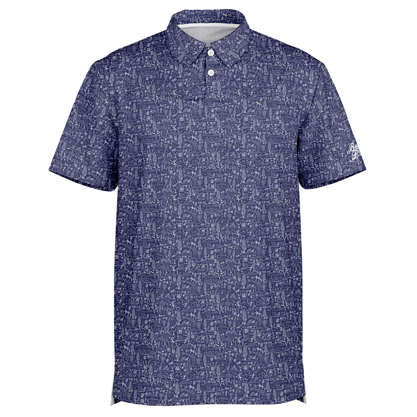 The Desert Polo - Blue / White