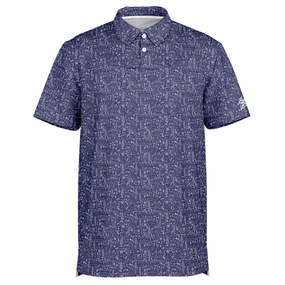 The Desert Polo - Blue / White