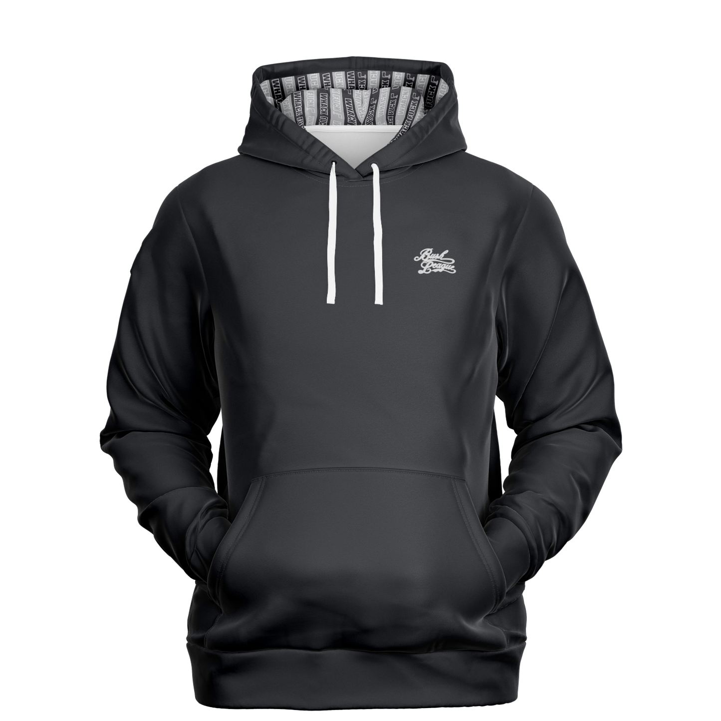 Whack Fuck Athletic Hoodie - Black / Grey