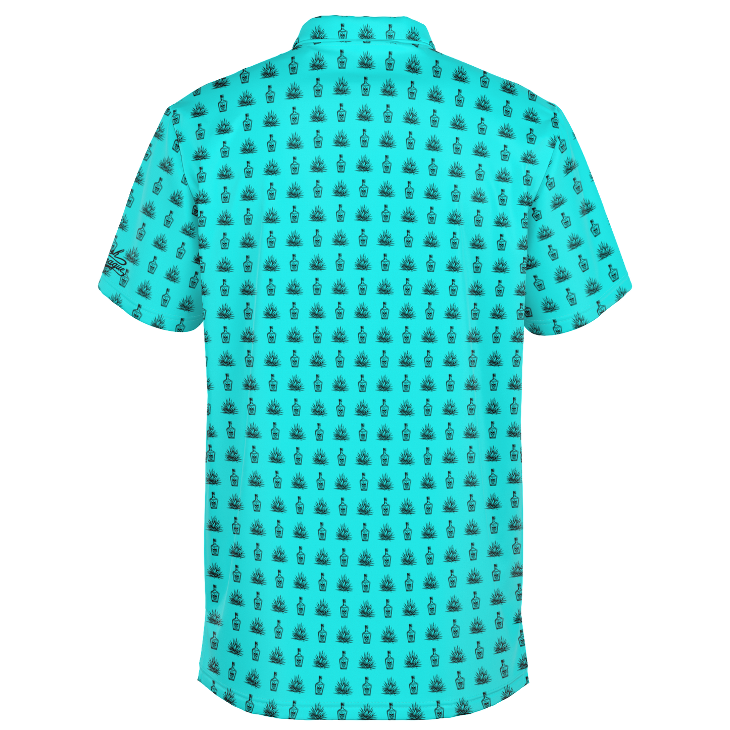 Tequila Golf Polo - Teal / Black