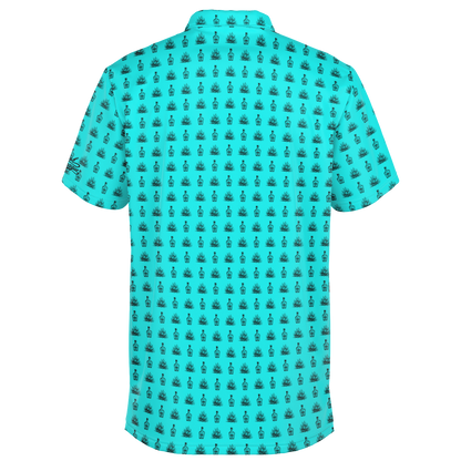 Tequila Golf Polo - Teal / Black