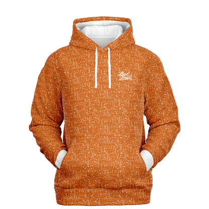 The Desert Athletic Hoodie - Orange White