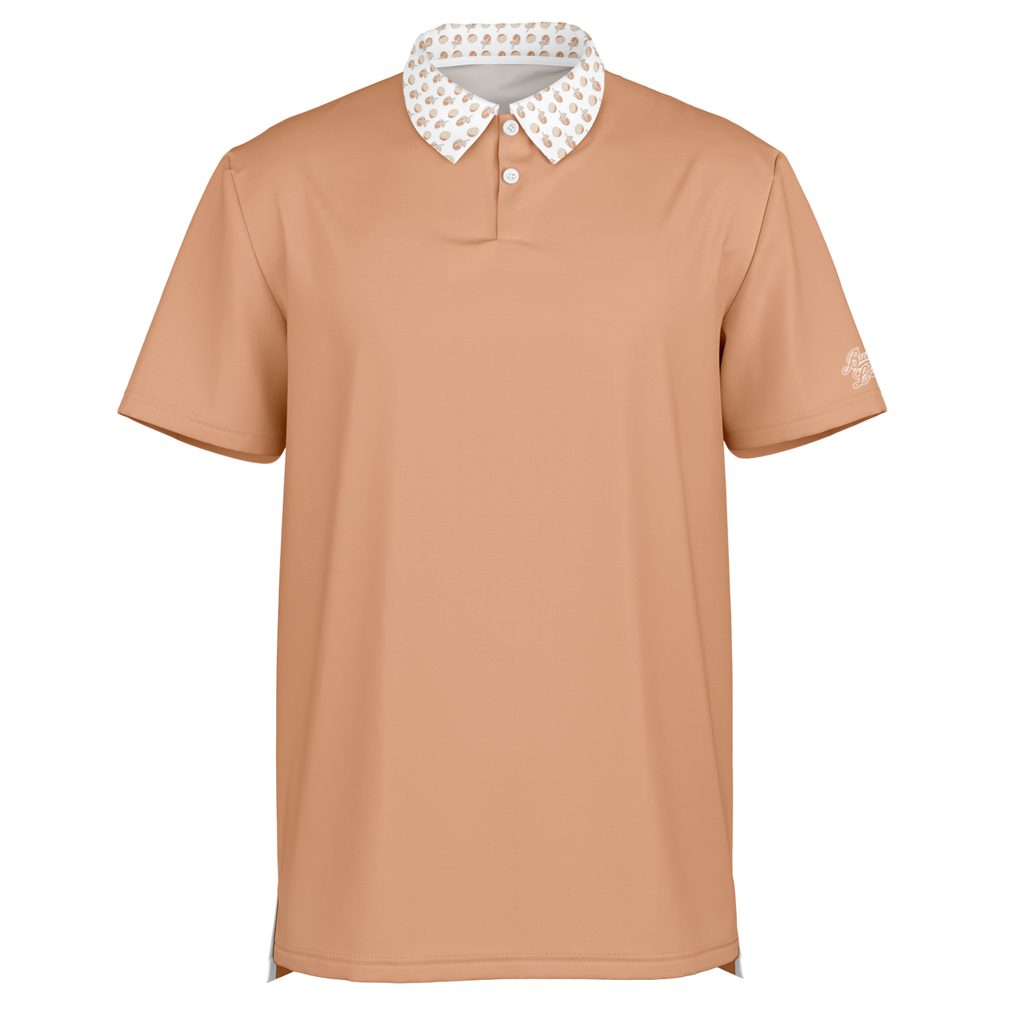 Orange Cocktail Polo Shirt - Solid