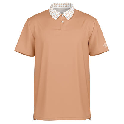 Orange Cocktail Polo Shirt - Solid