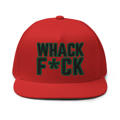 WHACK F*CK Chronic Flat Bill Cap