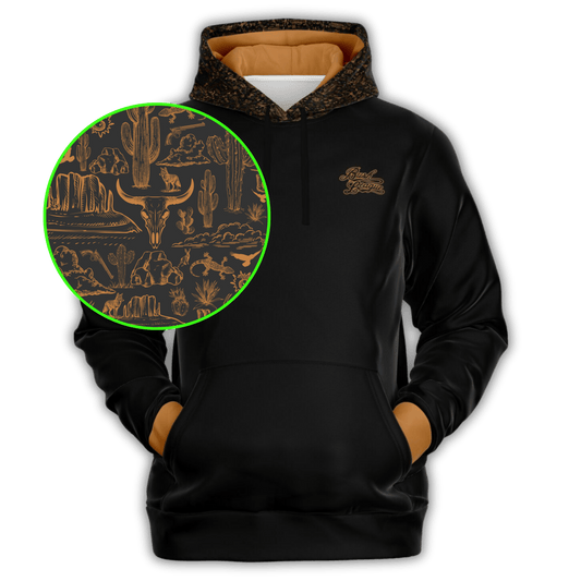 The Desert Hoodie - Black / Copper