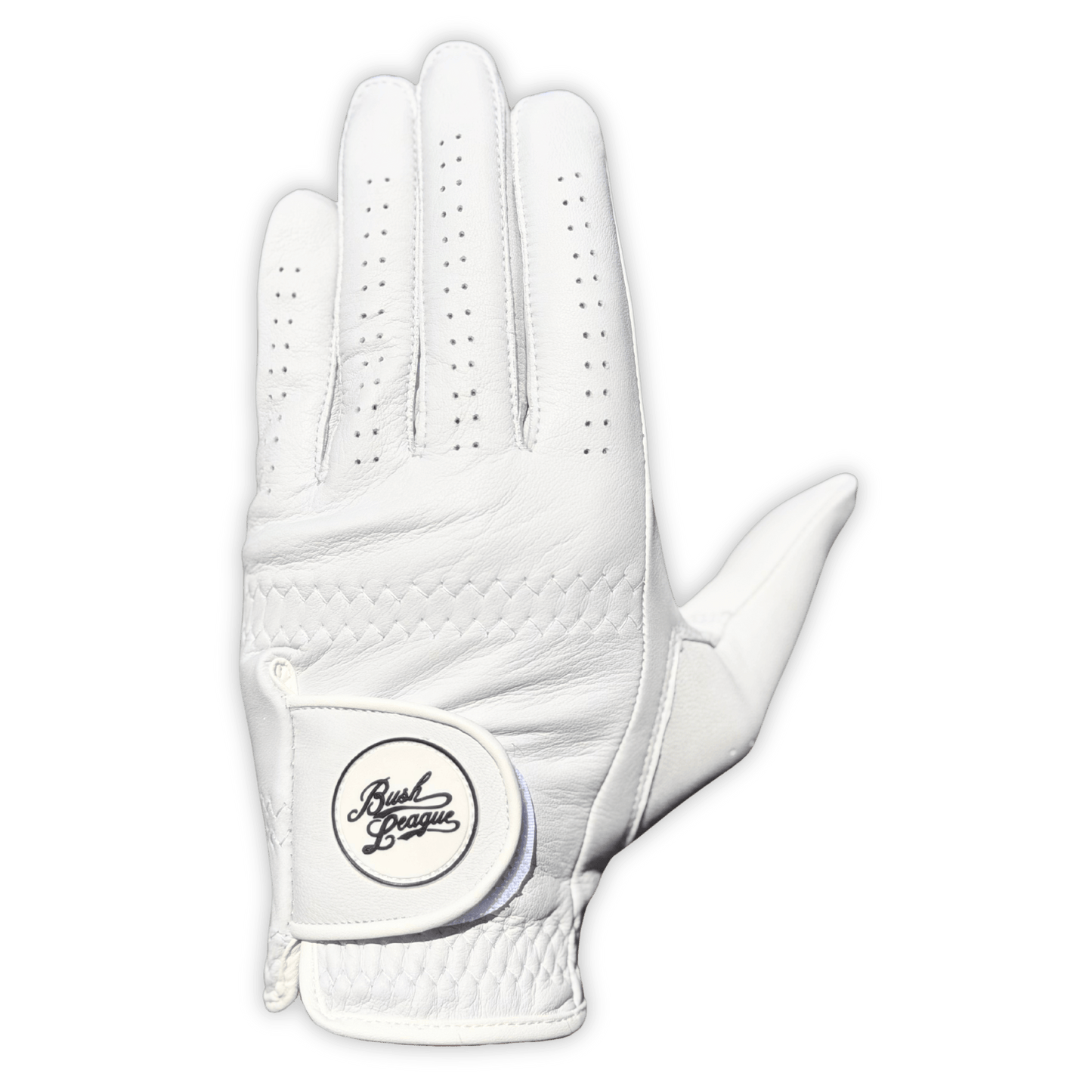Bush League Golf Glove - White