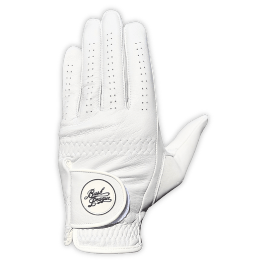 Bush League Golf Glove - White