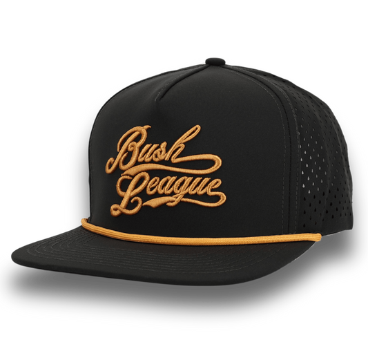 Bush League Flat Bill - Black / Copper