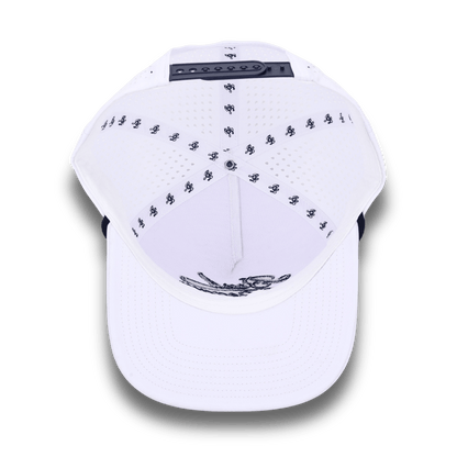 Bush League Flat Bill - White / Blue
