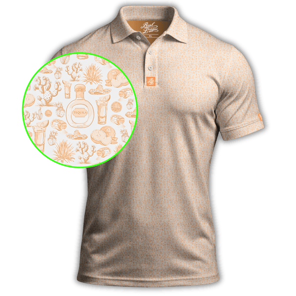 Tequila Reposado Golf Polo | Bush League Golf Co.