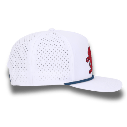 Bush League Flat Bill - Red White & Blue