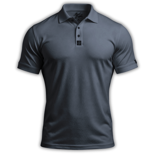 *NEW* Gun Metal Grey Golf Polo