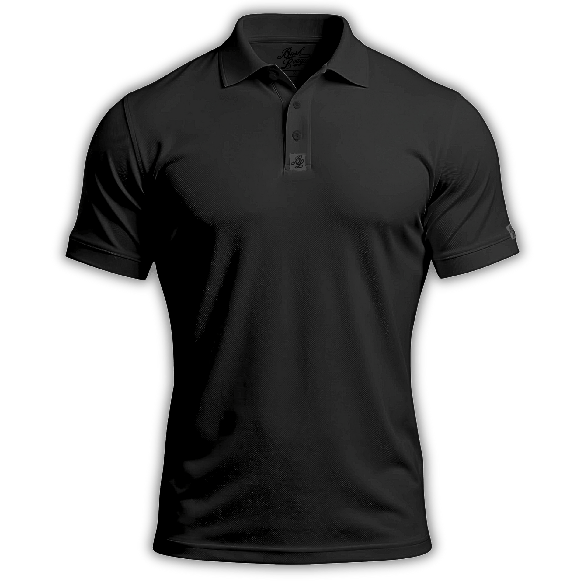 Black Golf Polo | Bush League Golf Co.