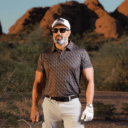 Genders Golf Polo - Black / Grey