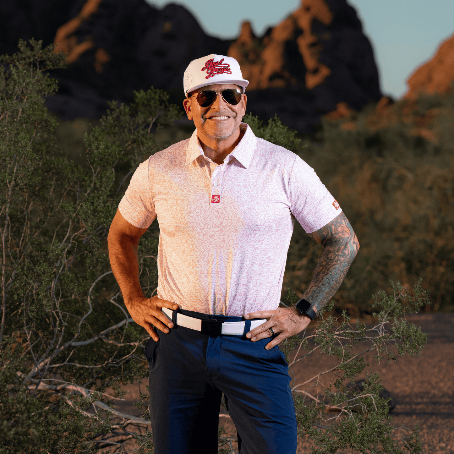 Red Wave Golf Polo