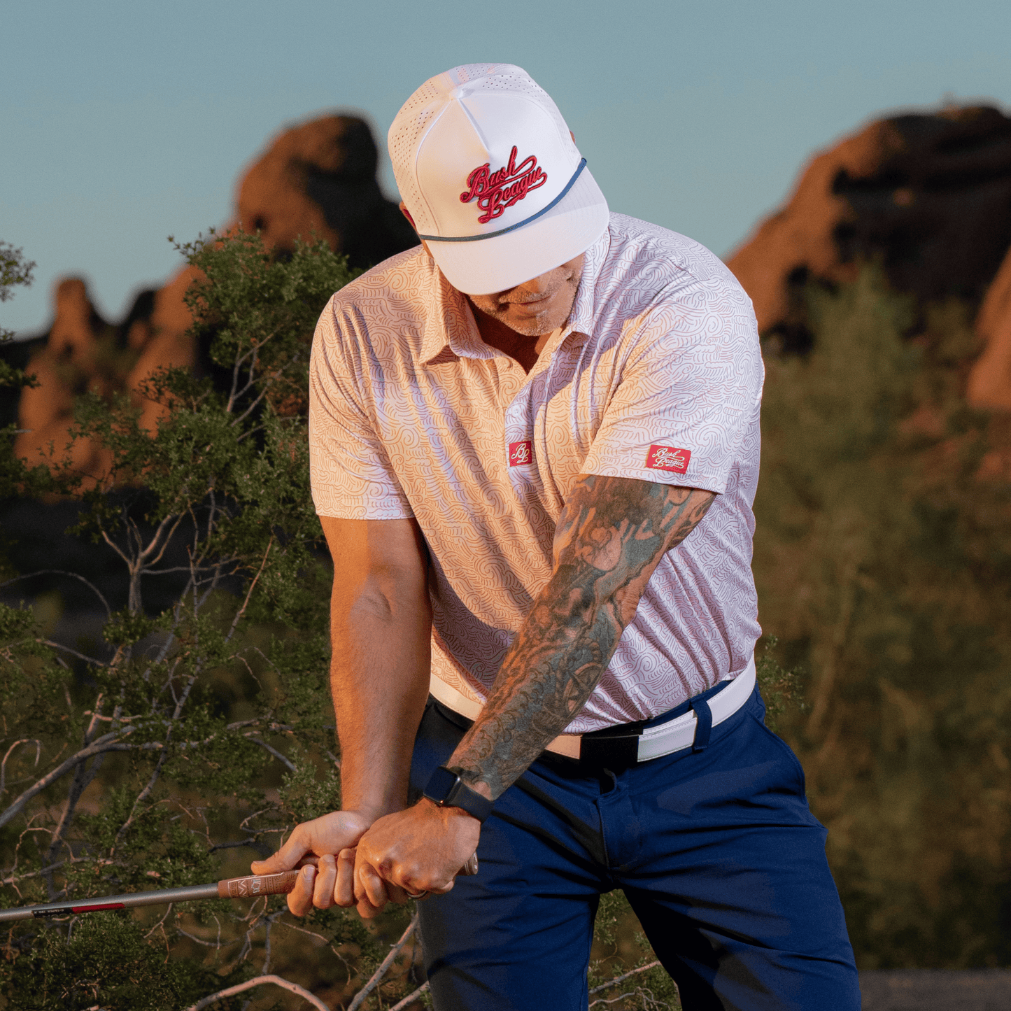 Red Wave Golf Polo