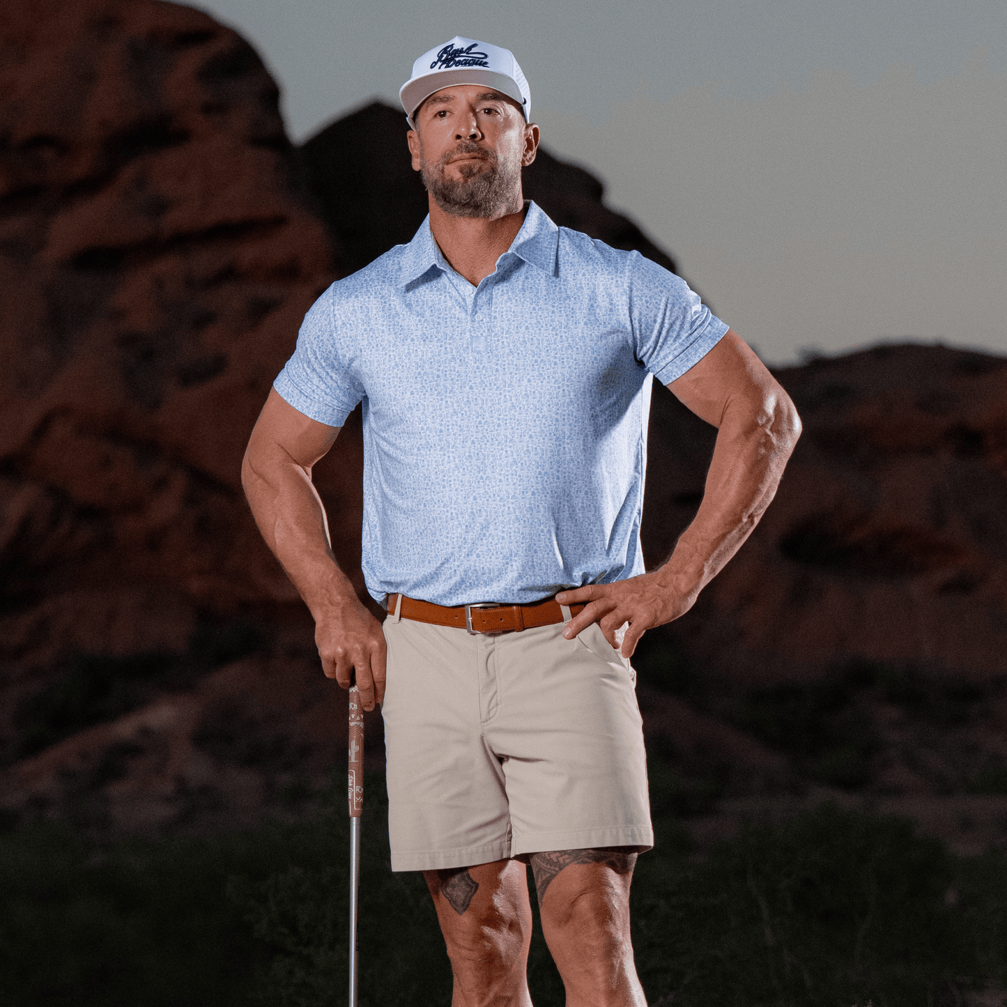 Tequila Blanco Golf Polo