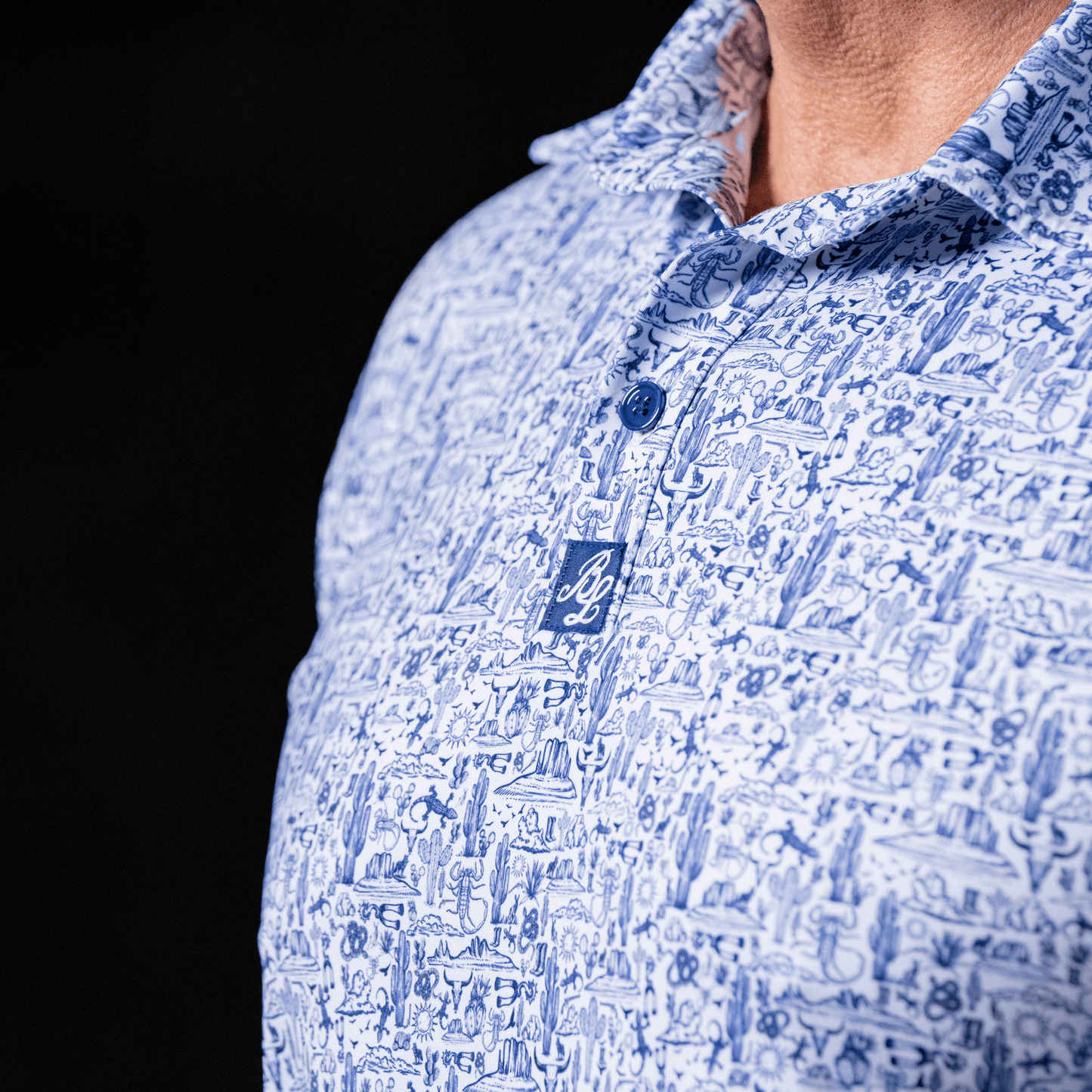 The Desert Golf Polo - White