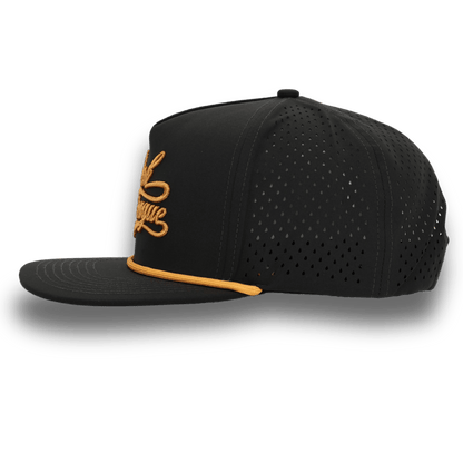 Bush League Flat Bill - Black / Copper